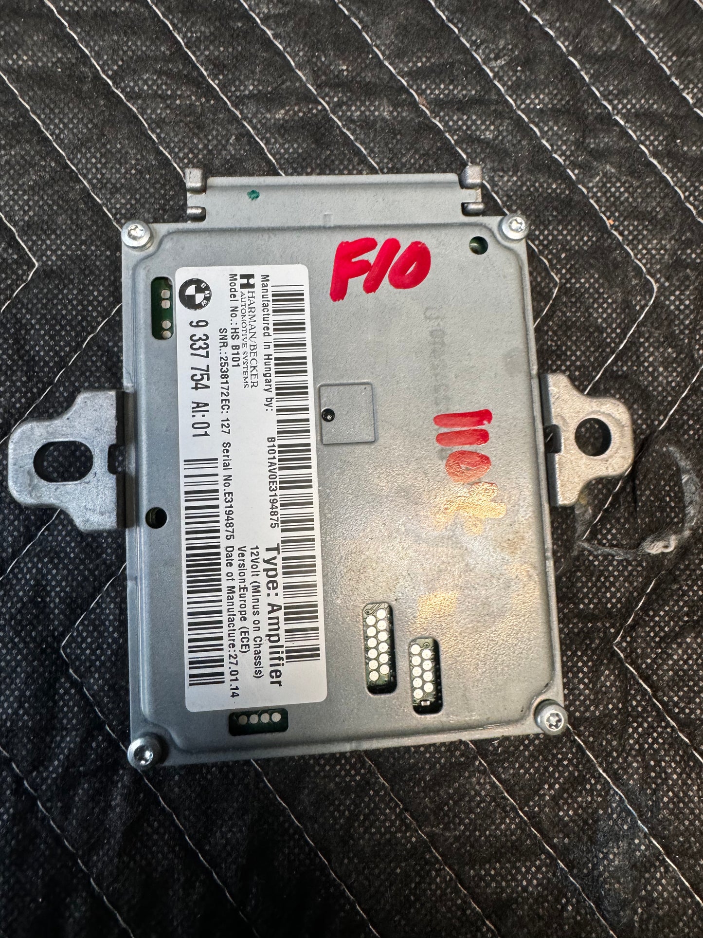 2012-2016 BMW 5 series M5 Audio Amplifier Harman 9337754 12-16